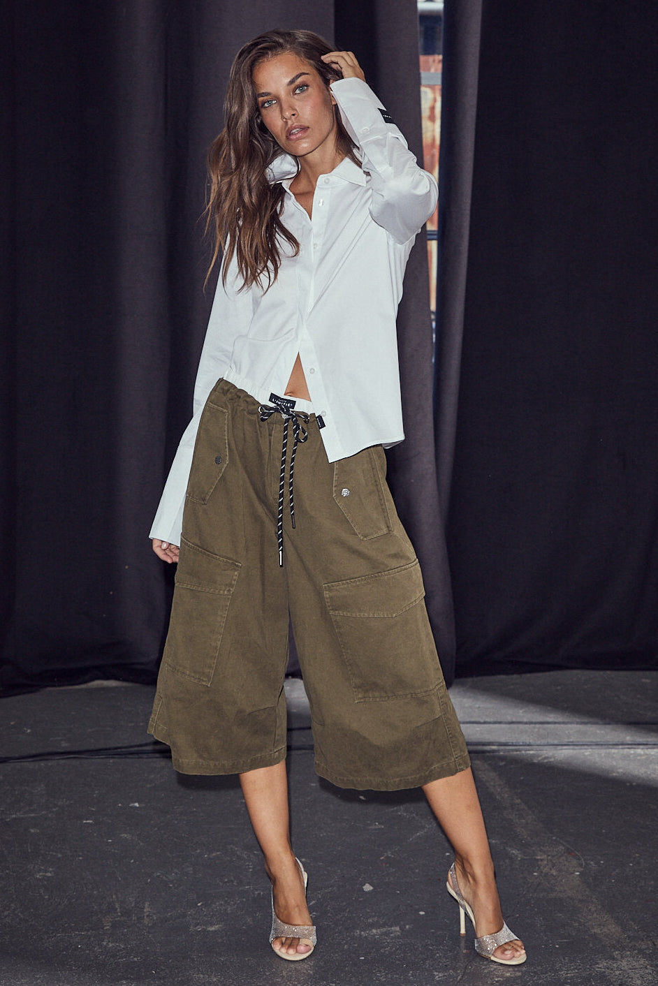 Pull On shorts – Army